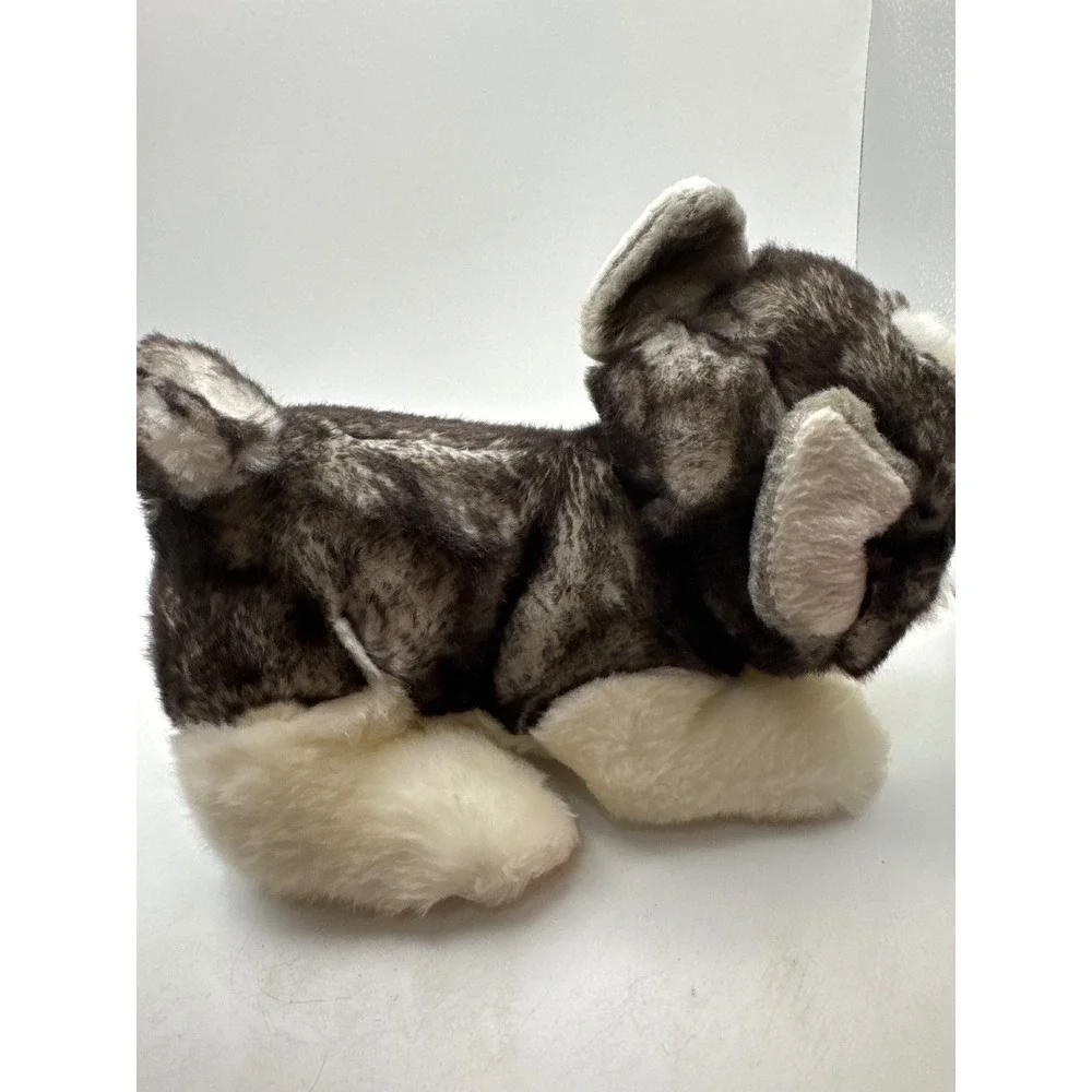 Aurora Miyoni Tots Plush Husky Puppy Dog‎ Stuffed Animal Blue Eyes Tag